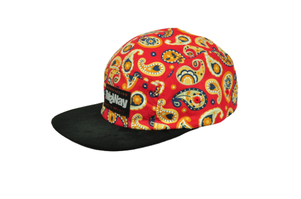 BONÉ FIVE PANEL ESTAMPA VERMELHO LARANJA - Image 2