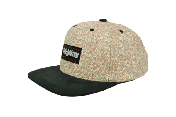 BONÉ SNAPBACK FLORAL ABA CAMURÇA PRETO - Image 2