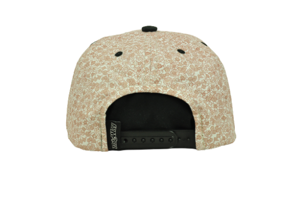 BONÉ SNAPBACK FLORAL ABA CAMURÇA PRETO - Image 3