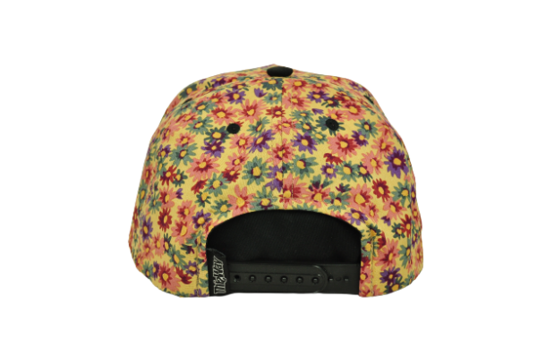 BONÉ SNAPBACK FLORAL YELLOW ABA PRETA - Image 3