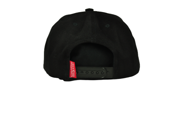 BONÉ SNAPBACK PRETO ABA FLORAL - Image 3