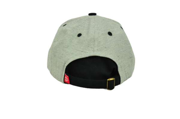 BONÉ STRAPBACK CINZA ABA PRETA MINIMALISTA - Image 3