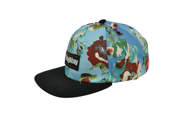 BONÉ STRAPBACK FLORAL AZUL - Image 2