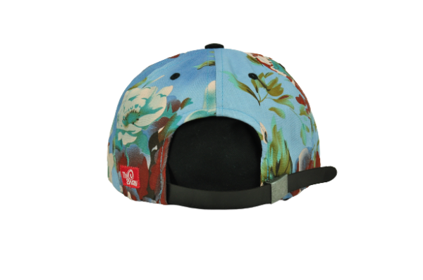 BONÉ STRAPBACK FLORAL AZUL - Image 3