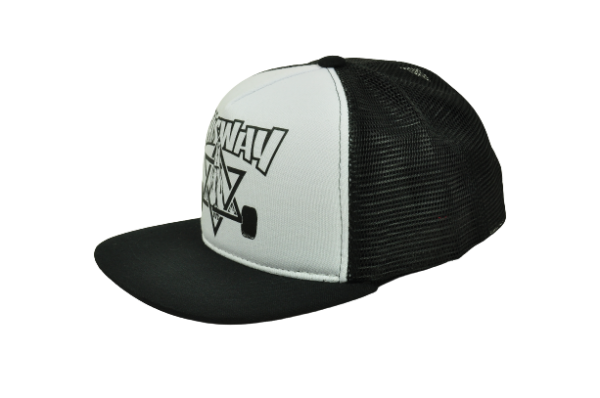 BONÉ TRUCKER ESTRELA BRANCO COM PRETO - Image 2